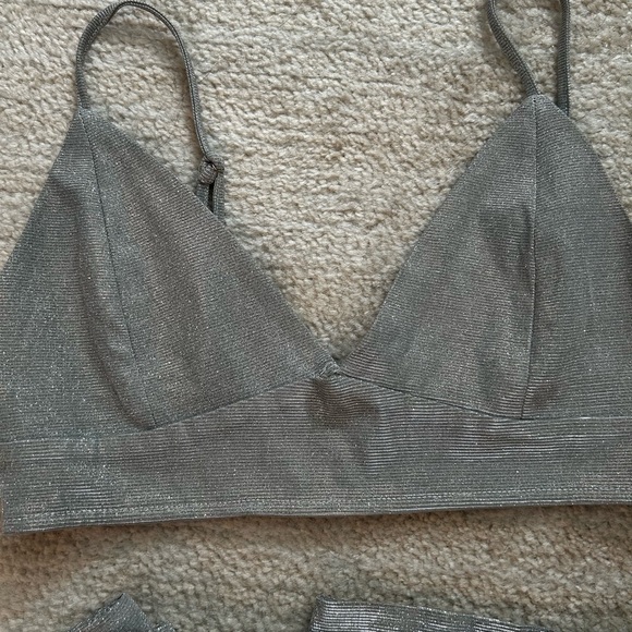 Sparkly Silver Two-Piece Set - Picture 2 of 6